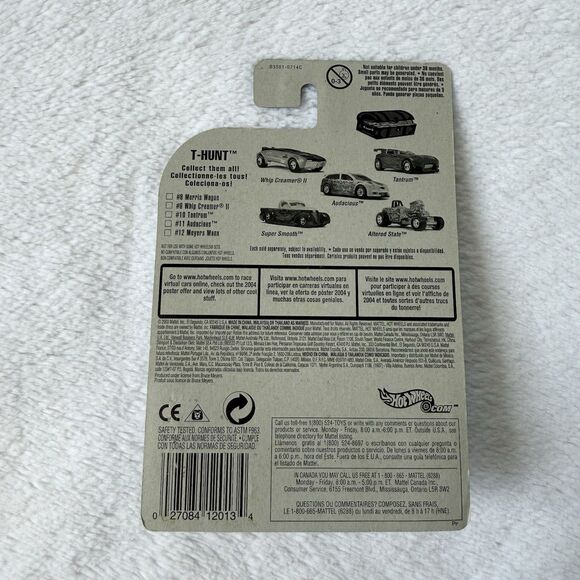 Hot Wheels Treasure Hunt T-Hunt Meyers Manx Metallic Blue Real Riders 12/12 2004 - Picture 3 of 3